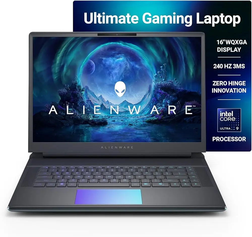 16-дюймовый WQXGA 2560x1600 240 Гц 3 мс 100% DCI-P3 500 нит, NVIDIA G-SYNC + Advanced Optimus, камера Full HD